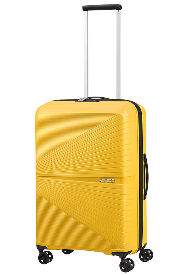 Mala de Viagem Superleve Média 67cm c/ 4 Rodas Amarelo - Airconic | American Tourister