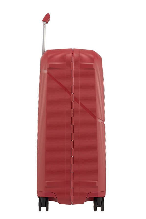 Lateral - Mala de Viagem Média 69cm c/4 Rodas c/ Fechadura Vermelho Ferrugem - Magnum | Samsonite
