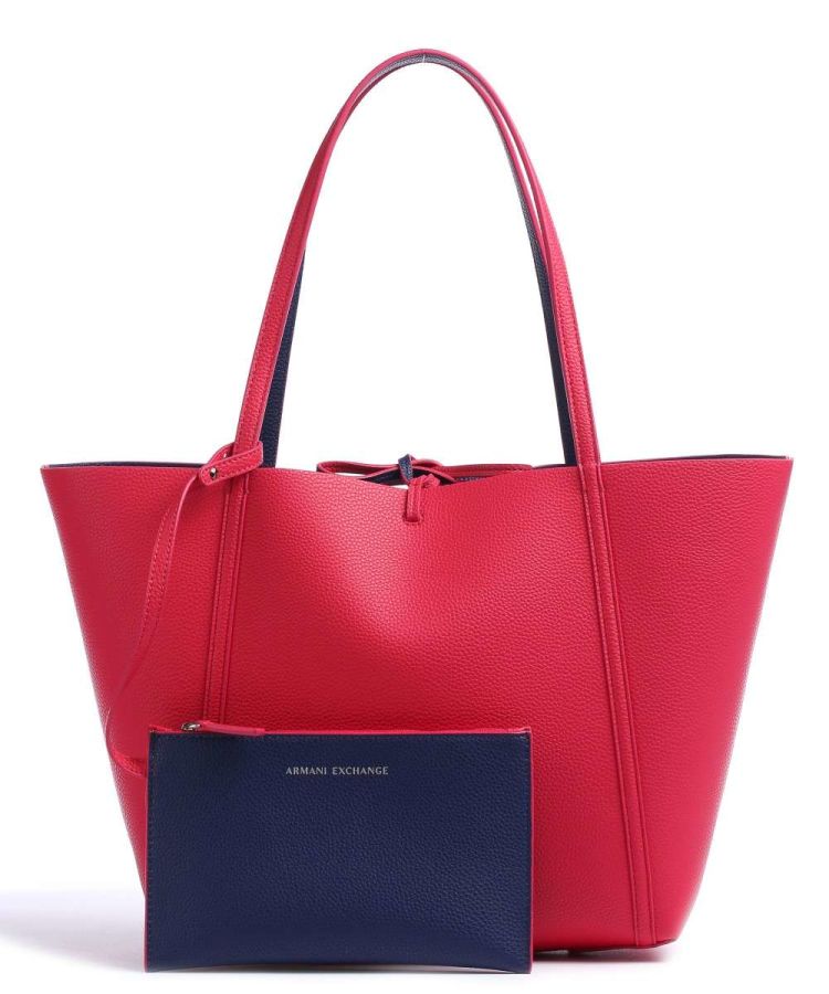 Mala Shopper de Senhora Reversível Vermelho/Azul | Armani Exchange | Rolling Luggage