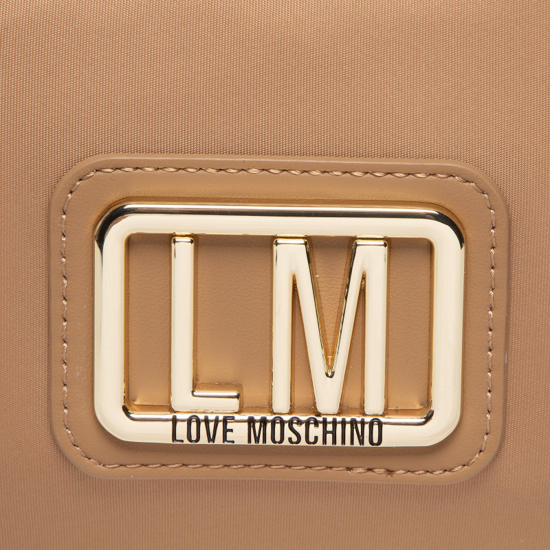 Bolsa de Ombro Feminina Camel | Love Moschino | Rolling Luggage