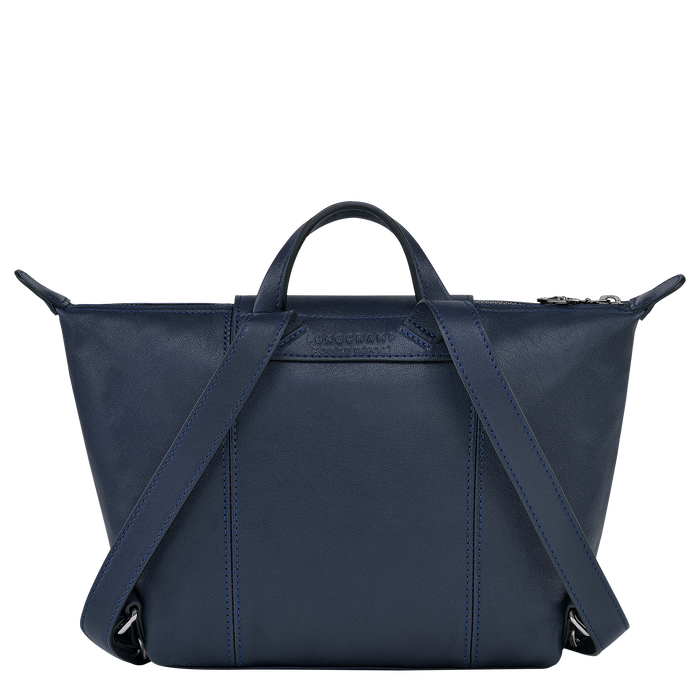 Mochila de Senhora em Pele Azul Marinho | Le Pliage | Longchamp | Rolling Luggage