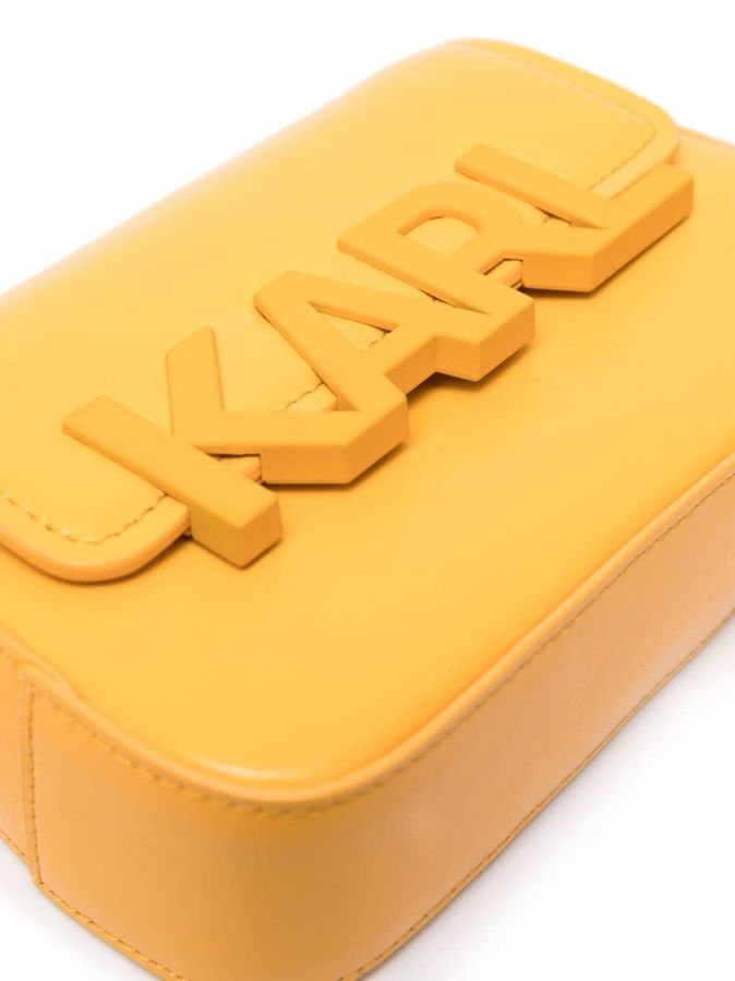Bolsa Tiracolo/Cintura de Senhora em Pele Amarelo Limão | Karl Lagarfeld | Rolling Luggage