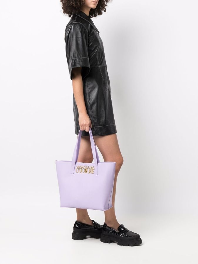 Range L Mala Shopper Feminina Lavanda | Versace Jeans Couture | Rolling Luggage