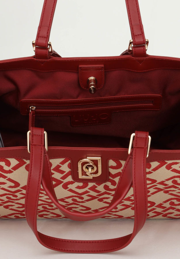 Bolsa de Mão de Senhora Bege Estampada | Liu Jo Bolsas de Senhora | Rolling Luggage