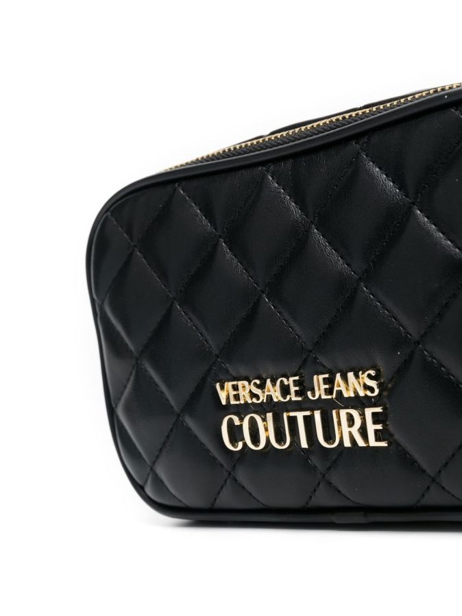 Range C Bolsa Tiracolo Feminina Preta | Versace Jeans Couture Bolsas de Senhora | Rolling Luggage