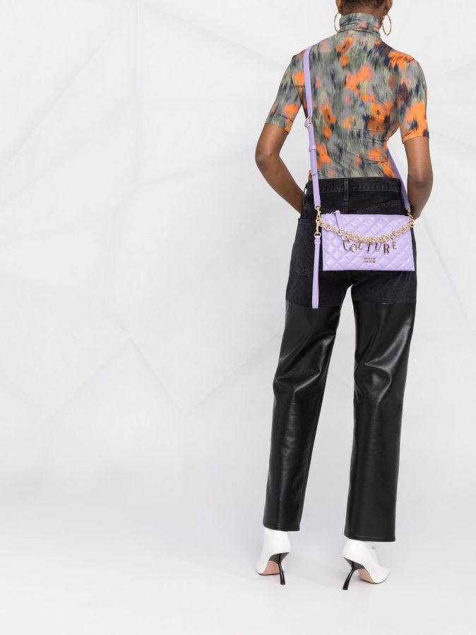 Range C Clutch Feminina Lilás | Versace Jeans Couture Bolsas de Senhora | Rolling Lugagge