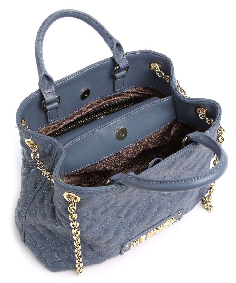 Bolsa de Mão de Senhora Azul | Love Moschino Bolsas de Mulher | Rolling Luggage