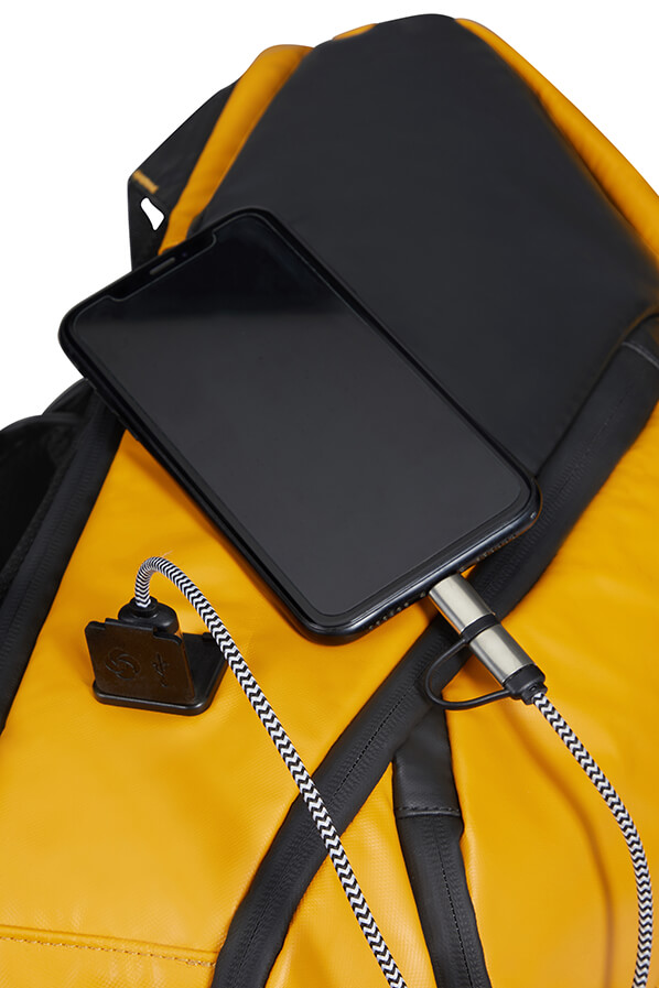 Mochila para Portátil 15.6" M c/ USB Amarelo - Ecodiver | Samsonite