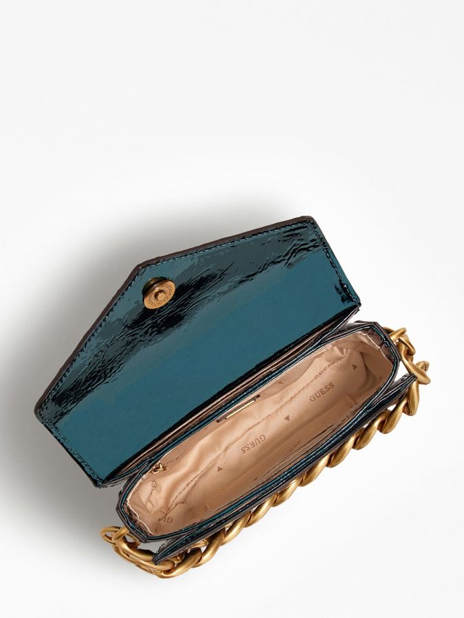 Retour Mini Mala de Mão Feminina Azul Elétrico | Guess Bolsas de Senhora | Rolling Luggage