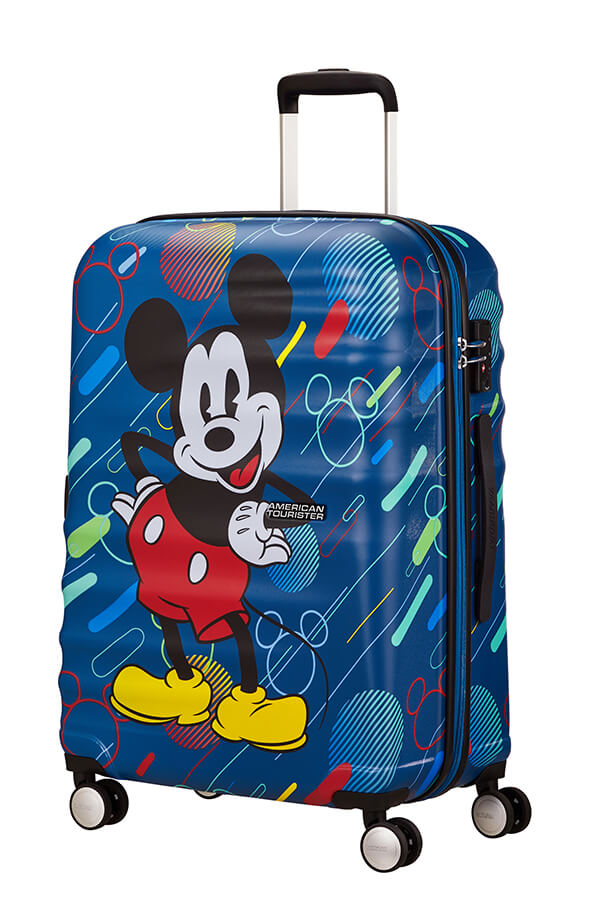 Mala de Viagem Média 67cm 4 Rodas Mickey Future Pop - Wavebreaker Disney | American Tourister