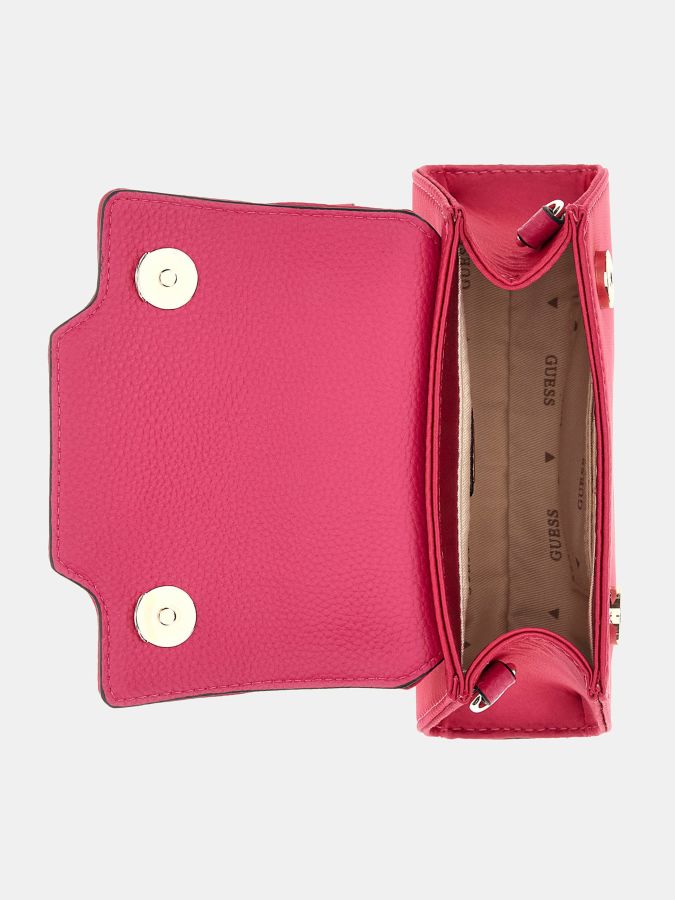 Velina Mini Bolsa de Mão de Senhora de Cetim | Guess Bolsas de Senhora | Rolling Luggage Online