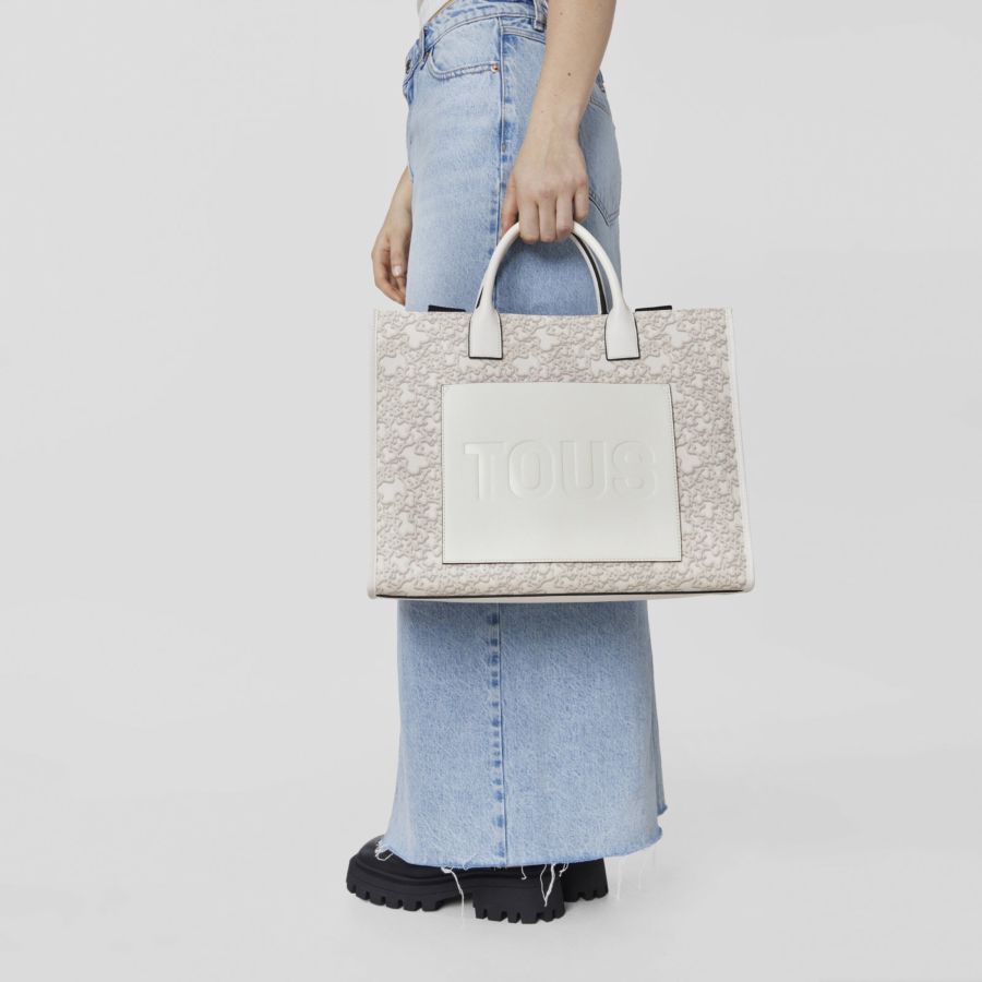Tous Kaos Mini Bolsa Shopper XL de Senhora Cinzenta | Tous Bolsas de Senhora | Rolling Luggage