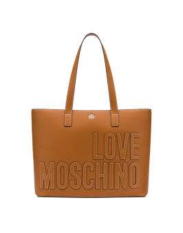 Bolsa Shopper Feminina Castanha | Love Moschino | Rolling Luggage