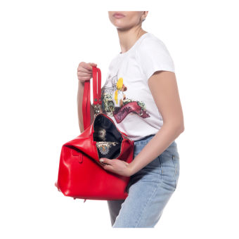 Mochila Jennifer Feminina Reversível Vermelha | Braccialini | Rolling Luggage