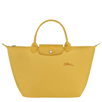 Le Pliage Green Bolsa de Mão M Feminina Amarela | Longchamp | Rolling Luggage