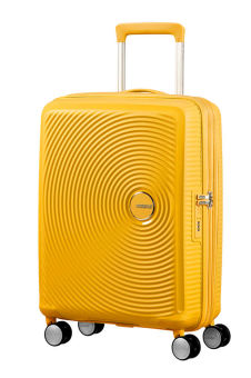 Mala de Cabine 55cm Expansível Golden Yellow - Soundbox | American Tourister