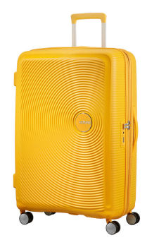 Mala de Viagem Grande 77cm Expansível Golden Yellow - Soundbox | American Tourister