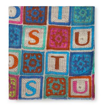 Tous Crochet Lenço de Senhora Estampado | Tous Echarpes de Senhora | Rolling Luggage