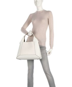 Gilda Mala de Mão em Pele Feminina Branca | Furla Bolsas de Senhora | Rolling Luggage