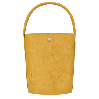 Bolsa Bucket de Senhora em Pele Amarelo | Longchamp | Rolling Luggage