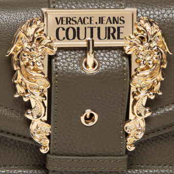 Range F Bolsa Tiracolo Feminina Caqui | Versace Jeans Couture Bolsas de Senhora | Rolling Luggage