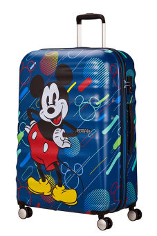 Mala de Viagem Grande 77cm 4 Rodas Mickey Future Pop - Wavebreaker Disney | American Tourister